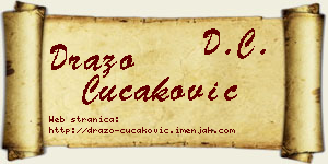 Dražo Čučaković vizit kartica